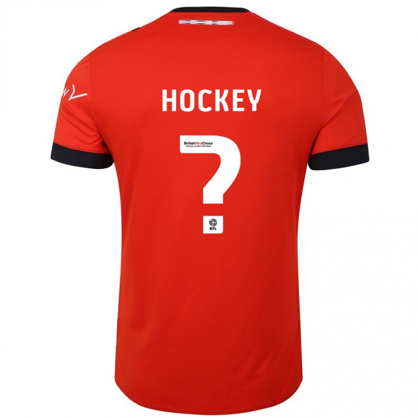 Gyermek Labdarúgás Cai Hockey #0 Narancssárga Fekete Hazai Jersey 2024/25 Mez Póló Ing