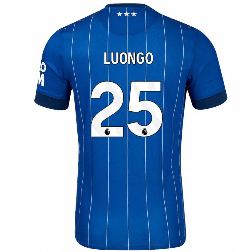 Gyermek Labdarúgás Massimo Luongo #25 Sötétkék Hazai Jersey 2024/25 Mez Póló Ing