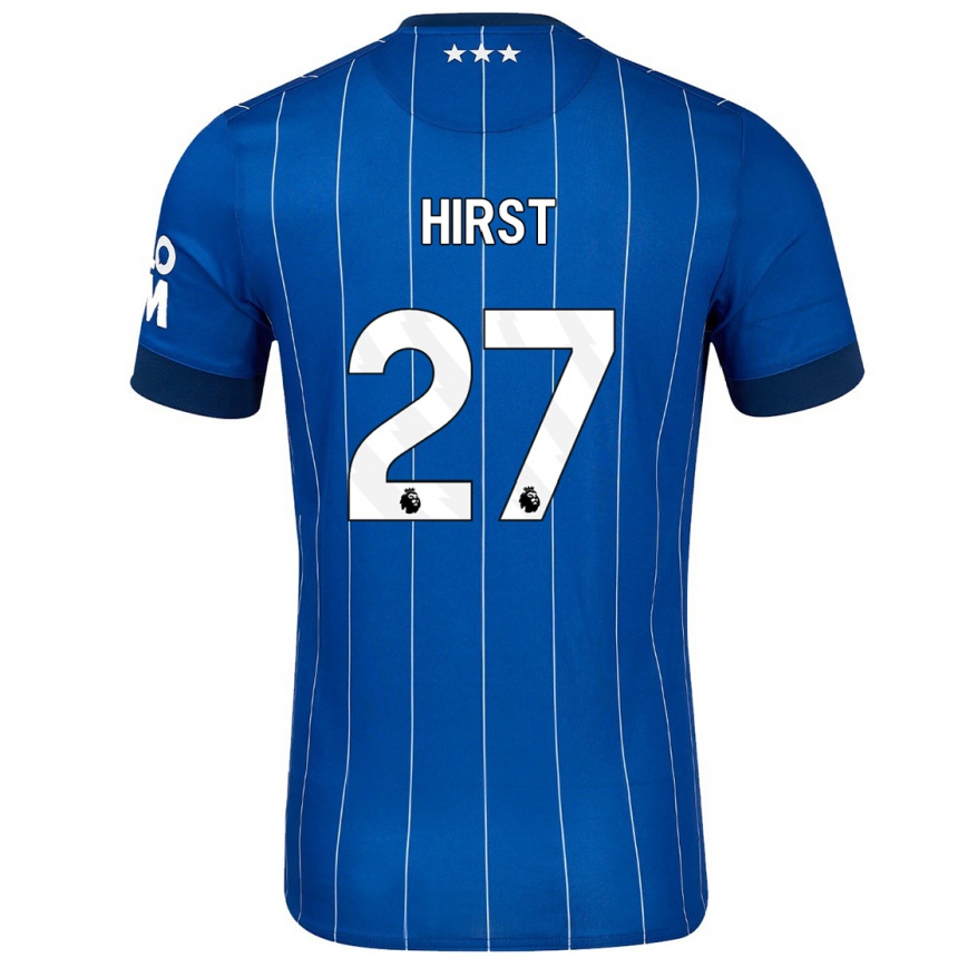 Gyermek Labdarúgás George Hirst #27 Sötétkék Hazai Jersey 2024/25 Mez Póló Ing