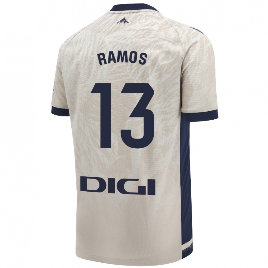 Gyermek Labdarúgás Darío Ramos #13 Világos Szürke Idegenbeli Jersey 2024/25 Mez Póló Ing