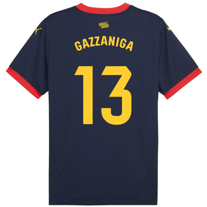 Gyermek Labdarúgás Paulo Gazzaniga #13 Sötétvörös Idegenbeli Jersey 2024/25 Mez Póló Ing