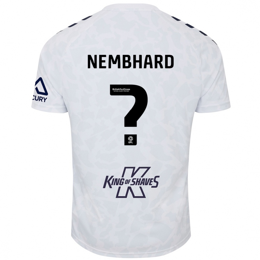 Gyermek Labdarúgás Kesiah Nembhard #0 Fehér Idegenbeli Jersey 2024/25 Mez Póló Ing