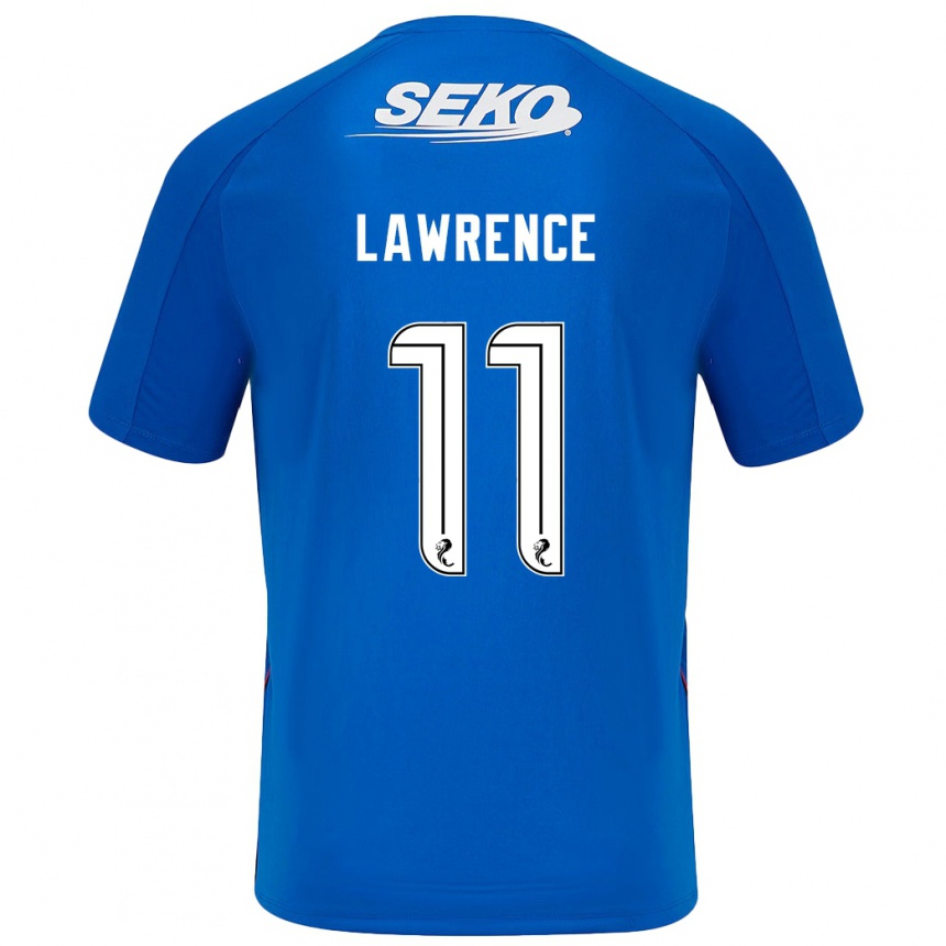 Férfi Labdarúgás Tom Lawrence #11 Sötétkék Hazai Jersey 2024/25 Mez Póló Ing