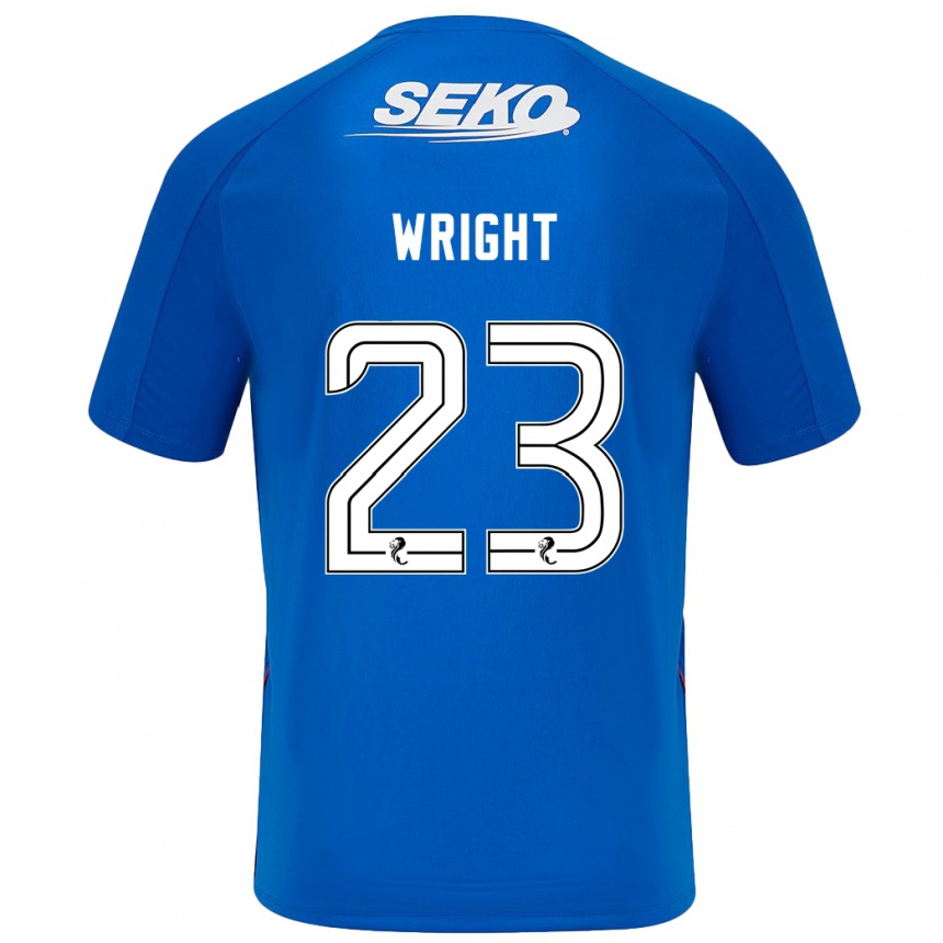 Férfi Labdarúgás Scott Wright #23 Sötétkék Hazai Jersey 2024/25 Mez Póló Ing