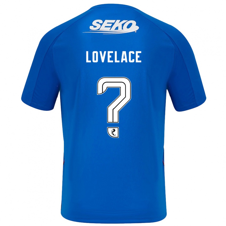 Férfi Labdarúgás Zak Lovelace #0 Sötétkék Hazai Jersey 2024/25 Mez Póló Ing