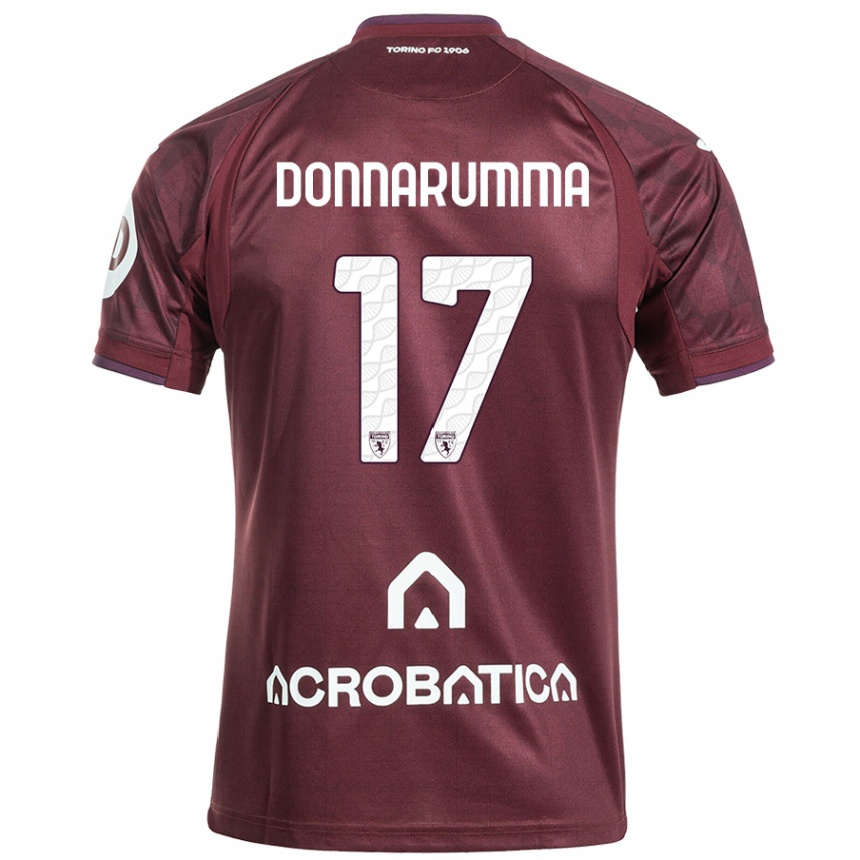 Férfi Labdarúgás Antonio Donnarumma #17 Barna Fehér Hazai Jersey 2024/25 Mez Póló Ing