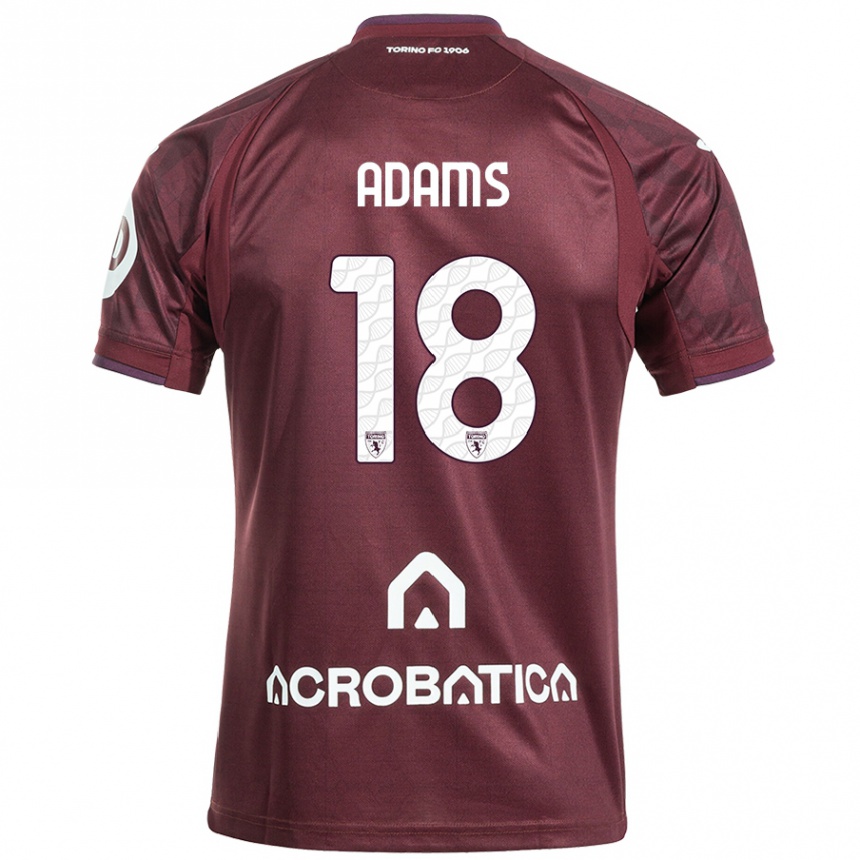 Férfi Labdarúgás Ché Adams #18 Barna Fehér Hazai Jersey 2024/25 Mez Póló Ing