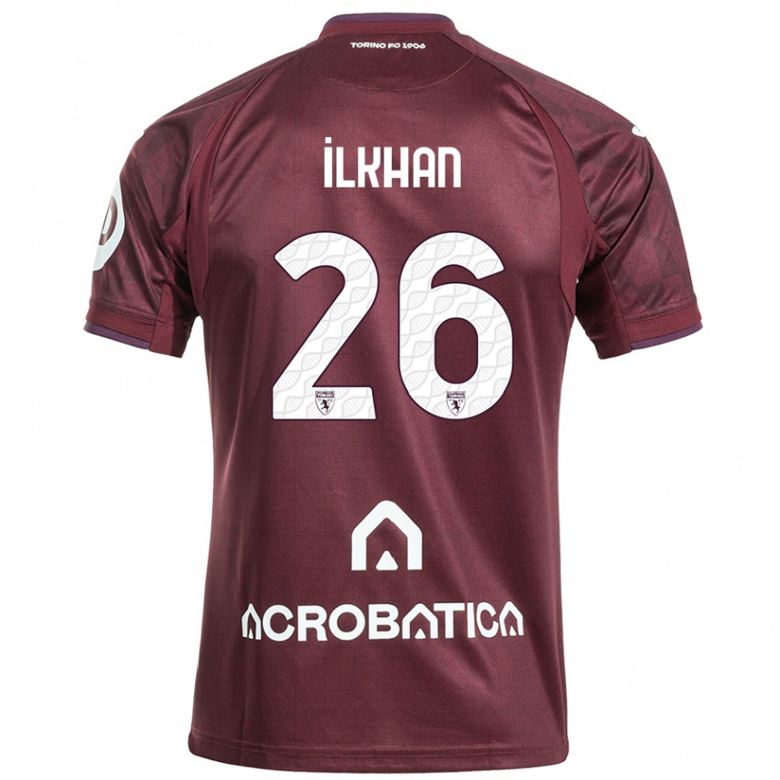 Férfi Labdarúgás Emirhan İlkhan #26 Barna Fehér Hazai Jersey 2024/25 Mez Póló Ing