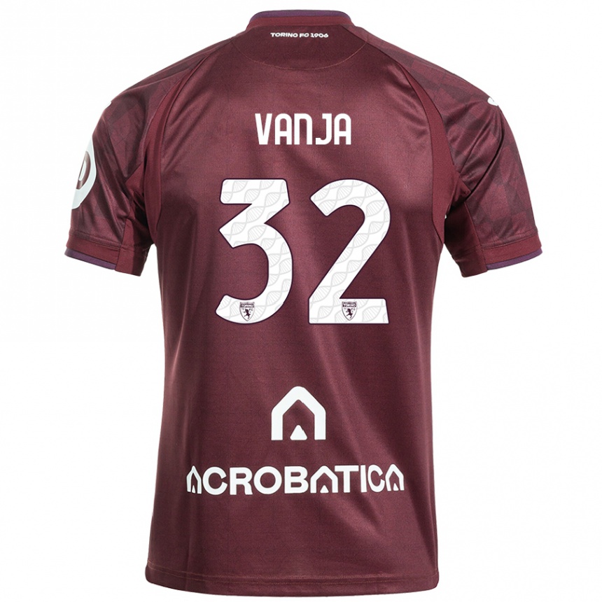 Férfi Labdarúgás Vanja Milinković-Savić #32 Barna Fehér Hazai Jersey 2024/25 Mez Póló Ing