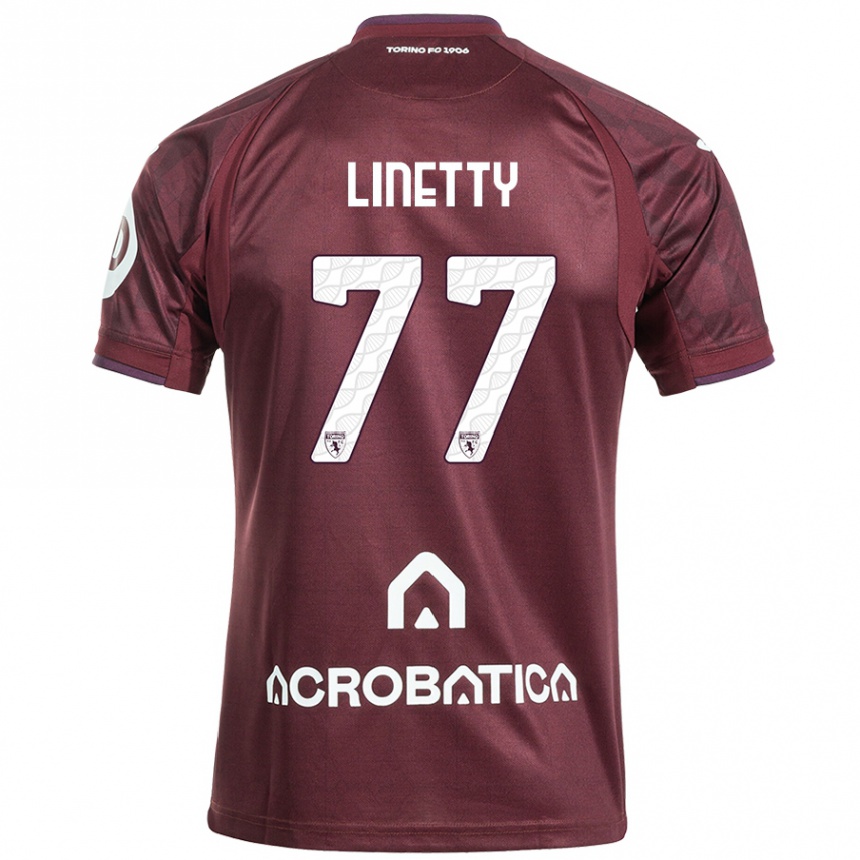 Férfi Labdarúgás Karol Linetty #77 Barna Fehér Hazai Jersey 2024/25 Mez Póló Ing