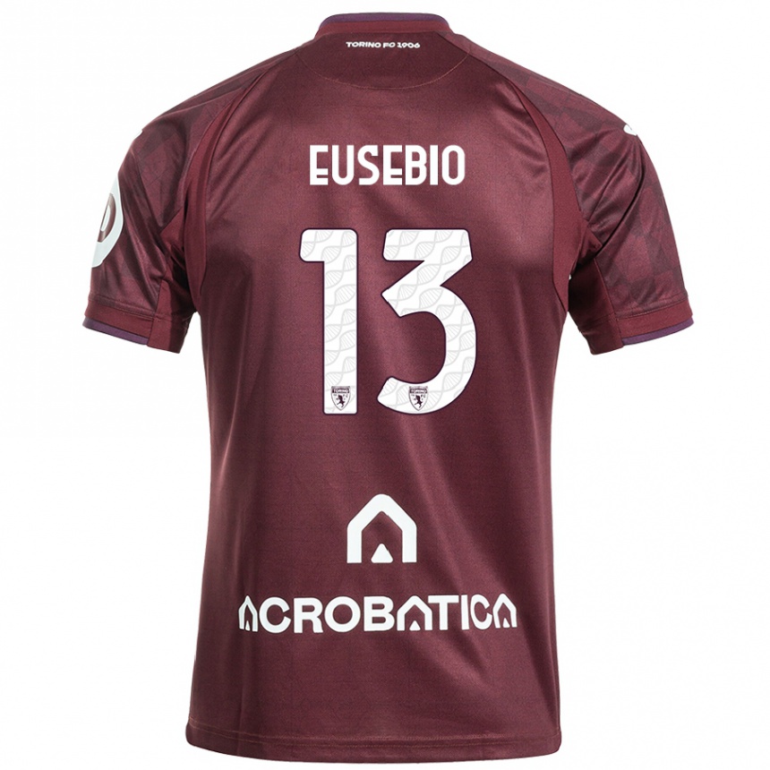 Férfi Labdarúgás Chiara Eusebio #13 Barna Fehér Hazai Jersey 2024/25 Mez Póló Ing