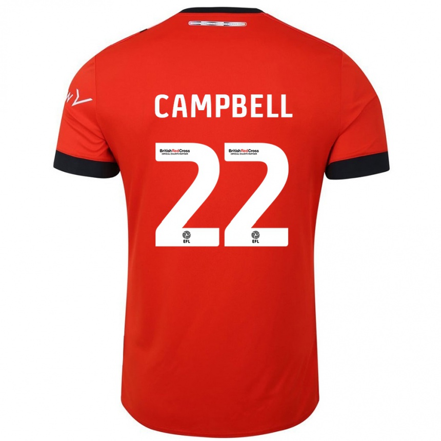 Férfi Labdarúgás Allan Campbell #22 Narancssárga Fekete Hazai Jersey 2024/25 Mez Póló Ing