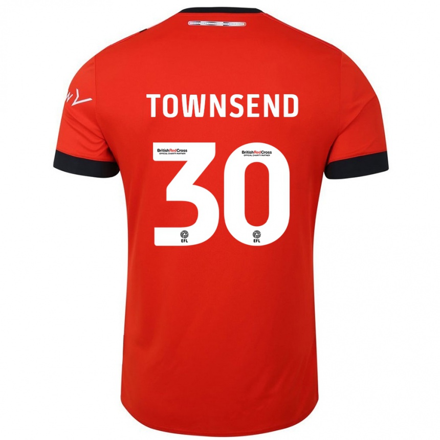 Férfi Labdarúgás Andros Townsend #30 Narancssárga Fekete Hazai Jersey 2024/25 Mez Póló Ing