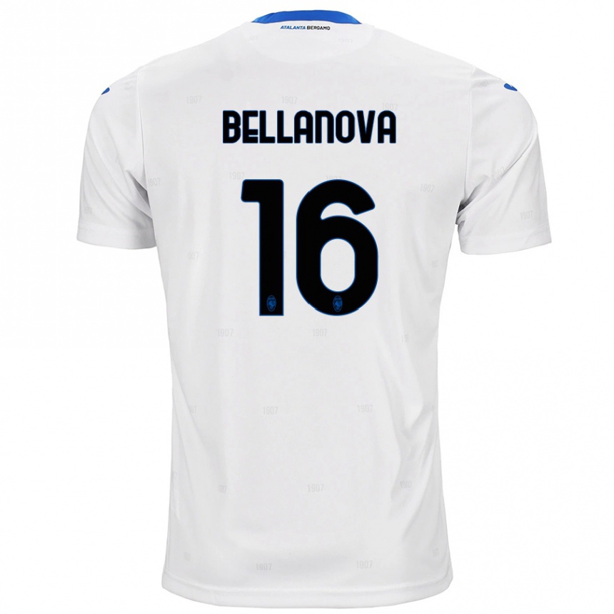 Férfi Labdarúgás Raoul Bellanova #16 Fehér Idegenbeli Jersey 2024/25 Mez Póló Ing