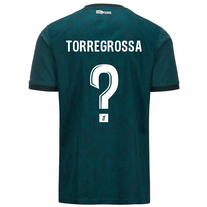 Férfi Labdarúgás Hugo Torregrossa #0 Sötétzöld Idegenbeli Jersey 2024/25 Mez Póló Ing