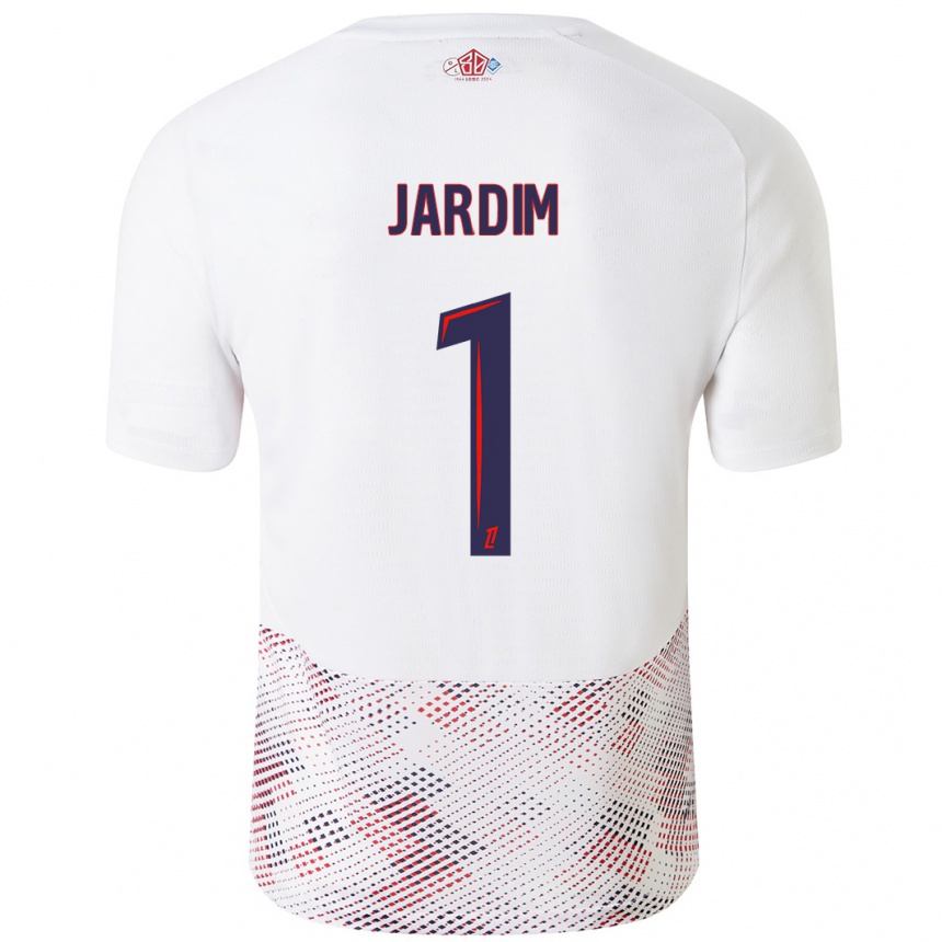 Férfi Labdarúgás Leo Jardim #1 Fehér Royal Blue Idegenbeli Jersey 2024/25 Mez Póló Ing