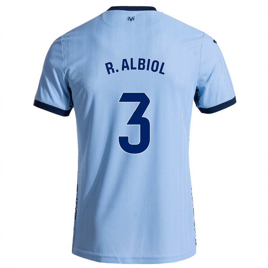 Férfi Labdarúgás Raúl Albiol #3 Ég Kék Idegenbeli Jersey 2024/25 Mez Póló Ing