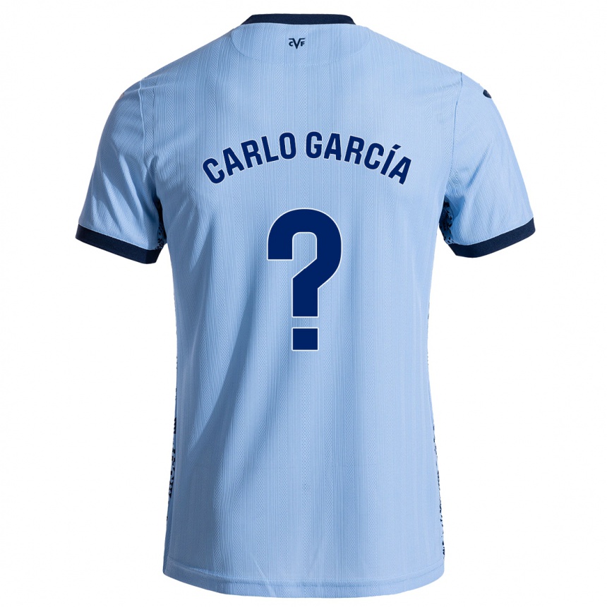 Férfi Labdarúgás Carlo García #0 Ég Kék Idegenbeli Jersey 2024/25 Mez Póló Ing