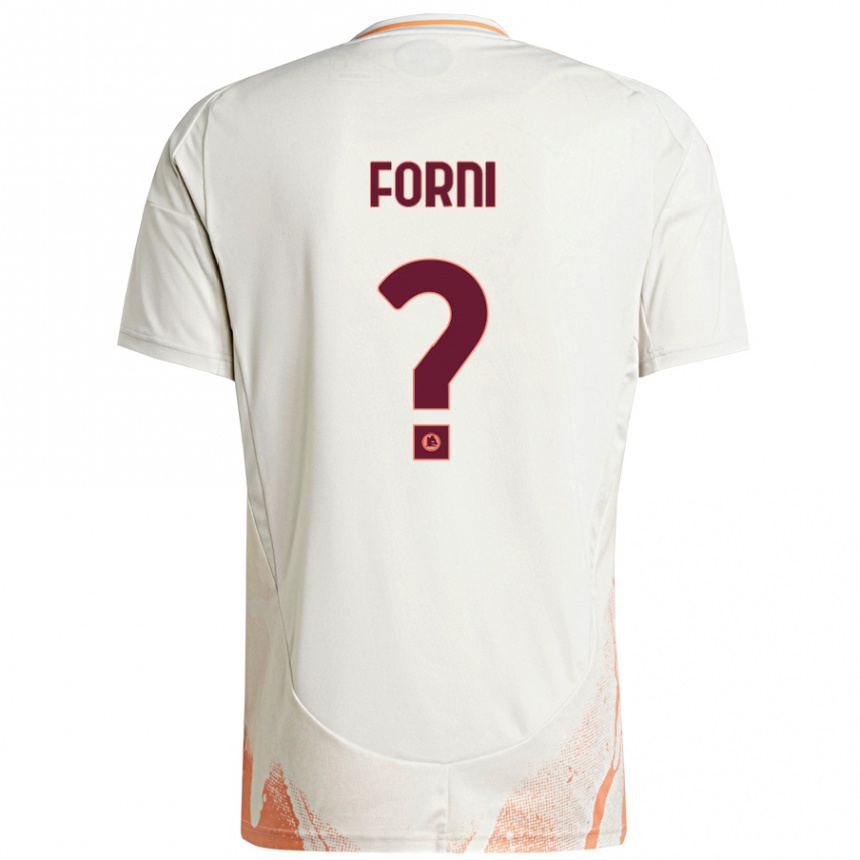 Férfi Labdarúgás Matteo Forni #0 Krém Fehér Narancs Idegenbeli Jersey 2024/25 Mez Póló Ing