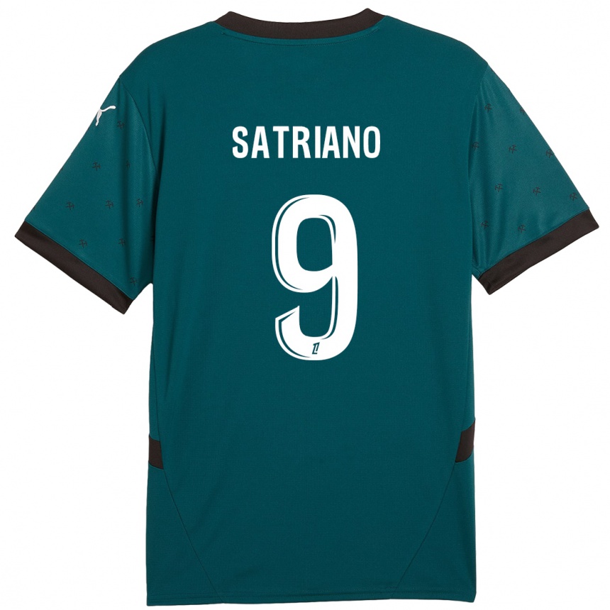 Férfi Labdarúgás Martín Satriano #9 Sötétzöld Idegenbeli Jersey 2024/25 Mez Póló Ing