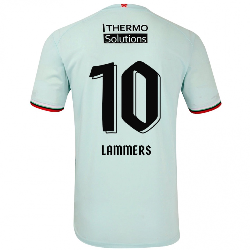 Férfi Labdarúgás Sam Lammers #10 Világoszöld Idegenbeli Jersey 2024/25 Mez Póló Ing