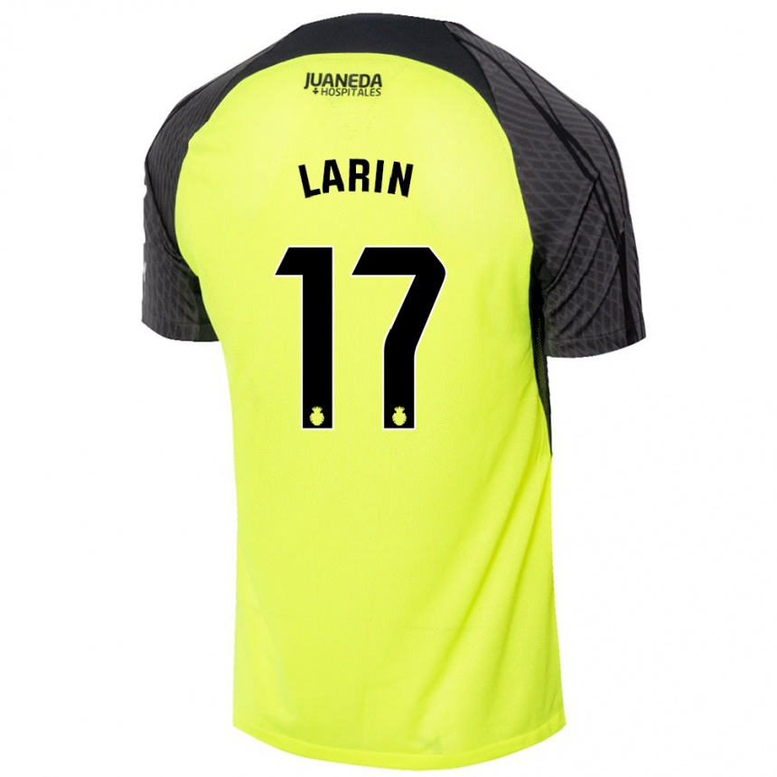 Férfi Labdarúgás Cyle Larin #17 Fluoreszkáló Zöld Fekete Idegenbeli Jersey 2024/25 Mez Póló Ing