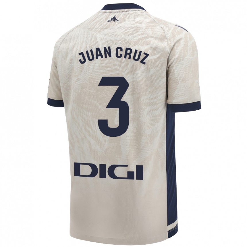 Férfi Labdarúgás Juan Cruz #3 Világos Szürke Idegenbeli Jersey 2024/25 Mez Póló Ing