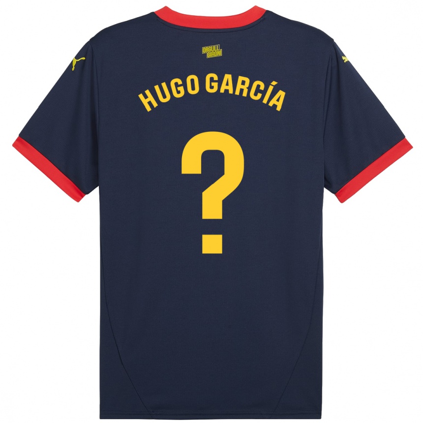 Férfi Labdarúgás Hugo García #0 Sötétvörös Idegenbeli Jersey 2024/25 Mez Póló Ing