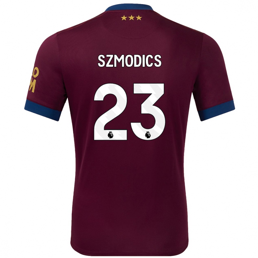 Férfi Labdarúgás Sammie Szmodics #23 Barna Idegenbeli Jersey 2024/25 Mez Póló Ing