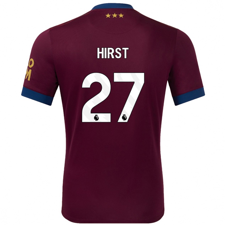 Férfi Labdarúgás George Hirst #27 Barna Idegenbeli Jersey 2024/25 Mez Póló Ing