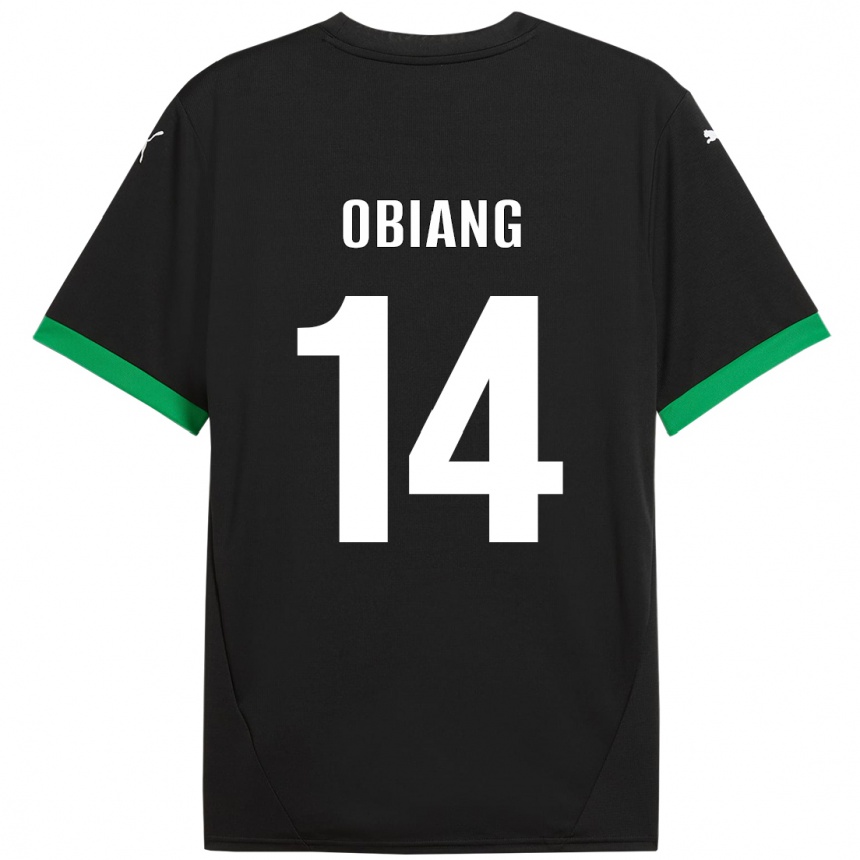 Női Labdarúgás Pedro Obiang #14 Fekete Sötétzöld Hazai Jersey 2024/25 Mez Póló Ing