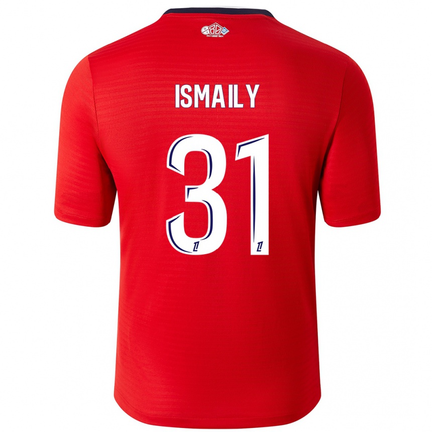 Női Labdarúgás Ismaily #31 Piros Fehér Hazai Jersey 2024/25 Mez Póló Ing