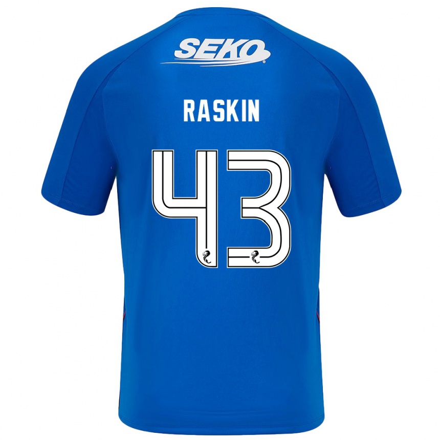 Női Labdarúgás Nicolas Raskin #43 Sötétkék Hazai Jersey 2024/25 Mez Póló Ing