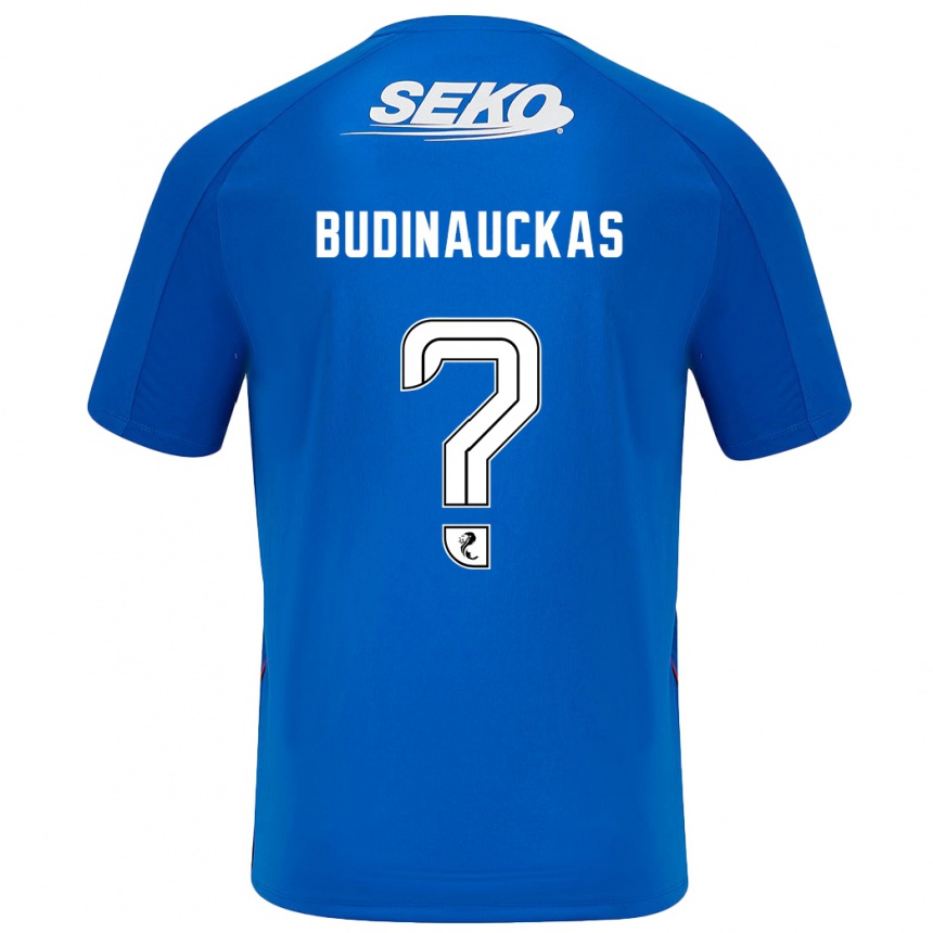 Női Labdarúgás Lewis Budinauckas #0 Sötétkék Hazai Jersey 2024/25 Mez Póló Ing