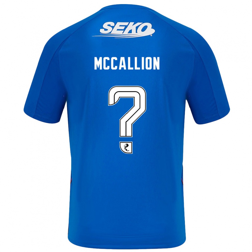 Női Labdarúgás Aiden Mccallion #0 Sötétkék Hazai Jersey 2024/25 Mez Póló Ing