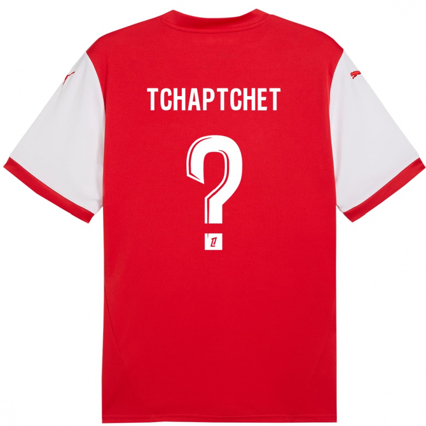 Női Labdarúgás Arthur Tchaptchet #0 Piros Fehér Hazai Jersey 2024/25 Mez Póló Ing