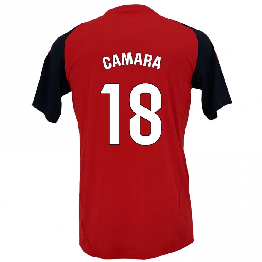 Női Labdarúgás Aaron Cámara #18 Piros Fekete Hazai Jersey 2024/25 Mez Póló Ing