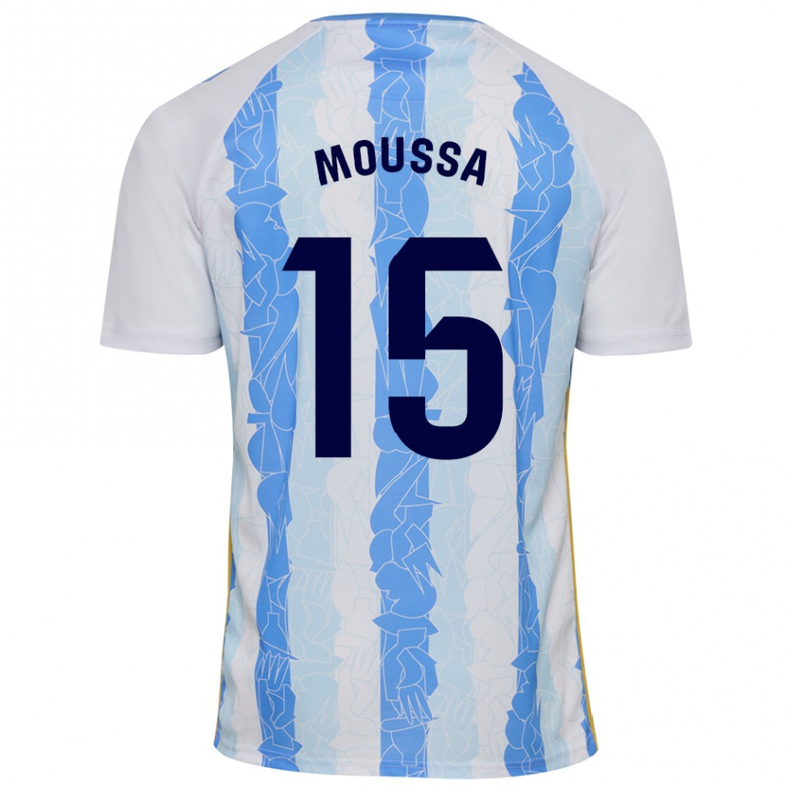 Női Labdarúgás Moussa Diarra #15 Fehér Kék Hazai Jersey 2024/25 Mez Póló Ing