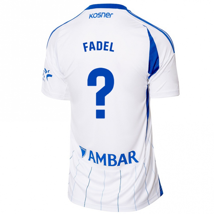 Női Labdarúgás Ismael Fadel #0 Piros Fehér Hazai Jersey 2024/25 Mez Póló Ing