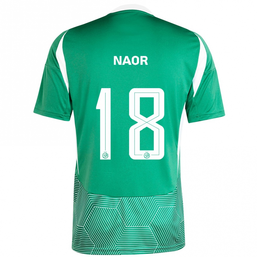 Női Labdarúgás Goni Naor #18 Zöld Fehér Hazai Jersey 2024/25 Mez Póló Ing