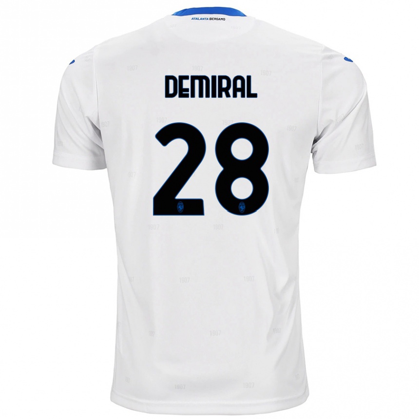 Női Labdarúgás Merih Demiral #28 Fehér Idegenbeli Jersey 2024/25 Mez Póló Ing