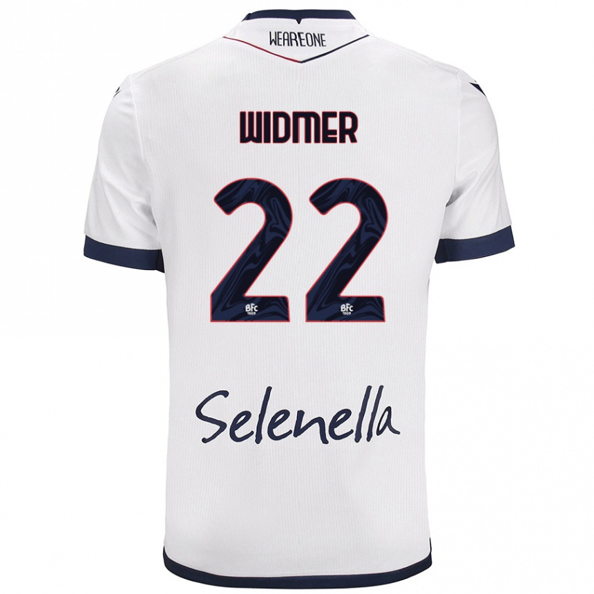 Női Labdarúgás Renato Widmer D’autilia #22 Fehér Royal Blue Idegenbeli Jersey 2024/25 Mez Póló Ing