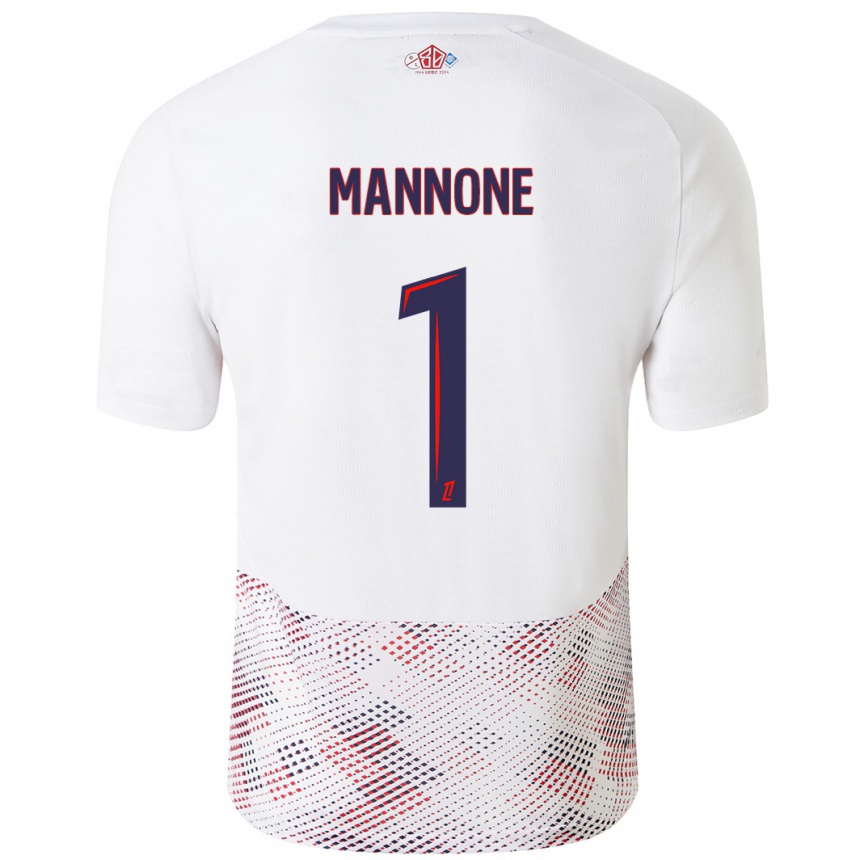 Női Labdarúgás Vito Mannone #1 Fehér Royal Blue Idegenbeli Jersey 2024/25 Mez Póló Ing