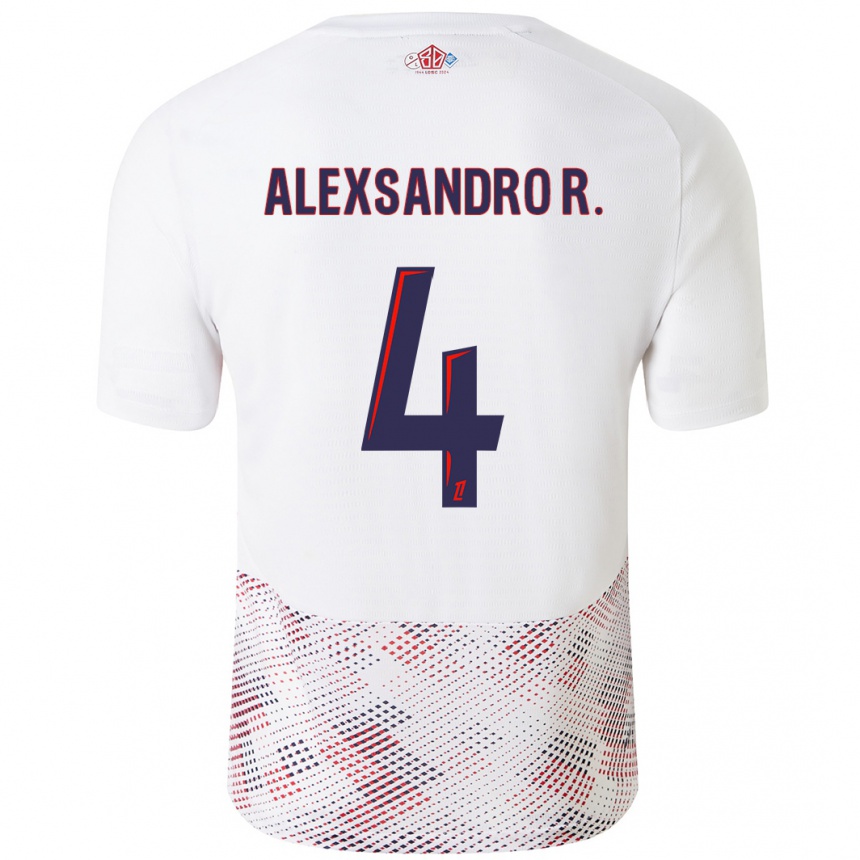 Női Labdarúgás Alexsandro Ribeiro #4 Fehér Royal Blue Idegenbeli Jersey 2024/25 Mez Póló Ing