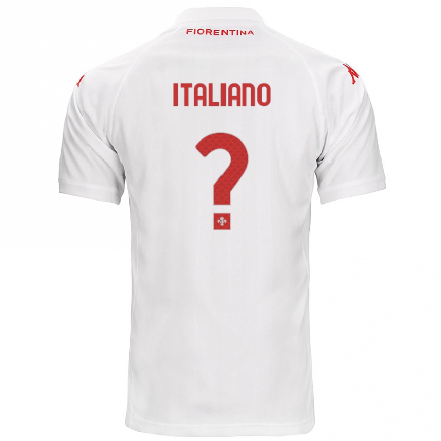 Női Labdarúgás Riccardo Italiano #0 Fehér Idegenbeli Jersey 2024/25 Mez Póló Ing