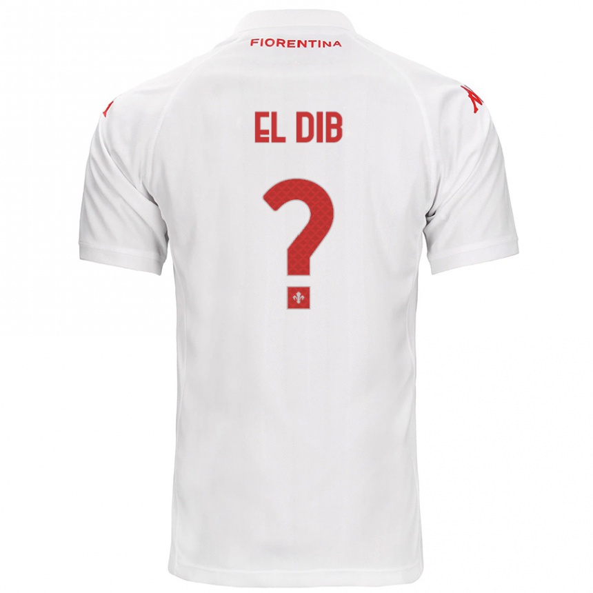 Női Labdarúgás Karim El Dib #0 Fehér Idegenbeli Jersey 2024/25 Mez Póló Ing