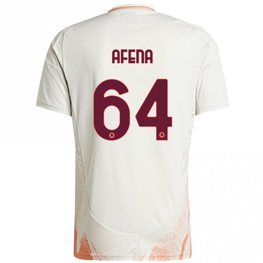 Női Labdarúgás Felix Afena-Gyan #64 Krém Fehér Narancs Idegenbeli Jersey 2024/25 Mez Póló Ing