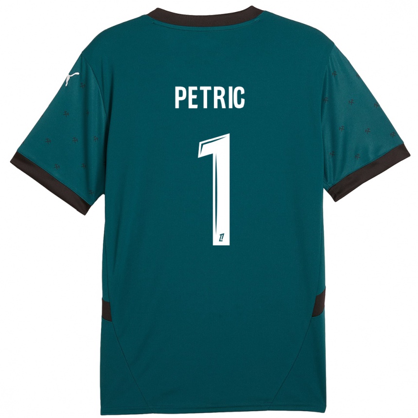 Női Labdarúgás Denis Petric #1 Sötétzöld Idegenbeli Jersey 2024/25 Mez Póló Ing