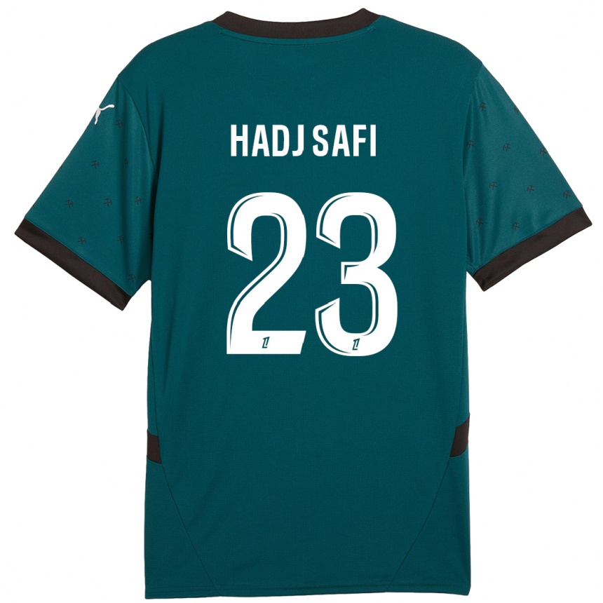 Női Labdarúgás Souhina Hadj Safi #23 Sötétzöld Idegenbeli Jersey 2024/25 Mez Póló Ing