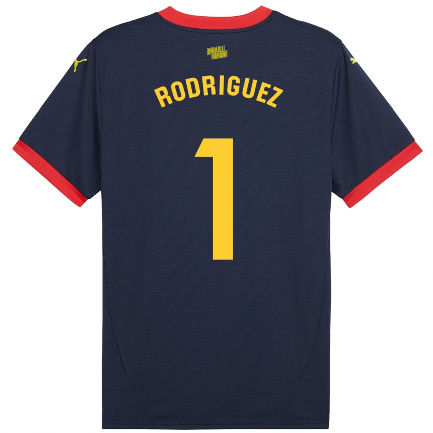 Női Labdarúgás Maria Rodríguez #1 Sötétvörös Idegenbeli Jersey 2024/25 Mez Póló Ing